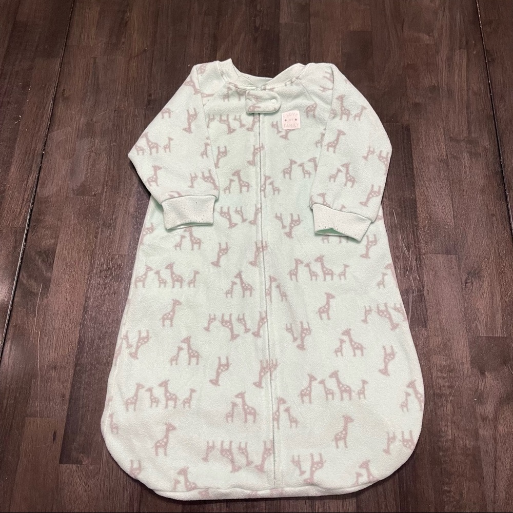 0-9mo Just One You fleece sleep sack long sleeve pajamas